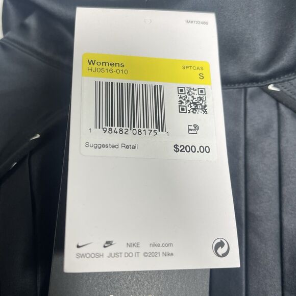 NIKE Sportswear Collection Pleated Track Jacket Small Black NEW Active Sporty - Picture 10 of 15